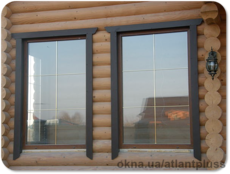 Пластикові вікна з різною ламінацією