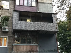 Безрамные балконы. Расширение балкона по плите Расширение балкона по парапету