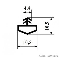 Уплотнитель двери 1522, домик,