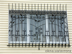 решетки на окна двери, кованные сварные, распашные, декоративные