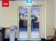 Автоматические распашные двери