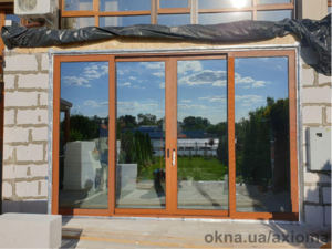 Выход на задний двор частного дома г.Запорожье &mdash; 