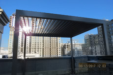 Ламельная пергола