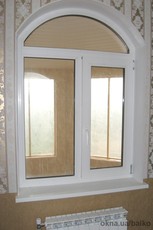 Арка 1200*1500 Опентек, 1-камерный стеклопакет, Ворне.