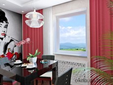 Глухое 600*1300, Стримлайн, 2-камерный стеклопакет.