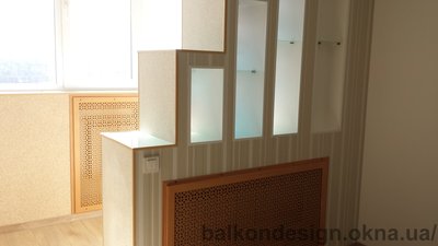 Поклейка обоев на балконе &mdash; OKNA - SHOP