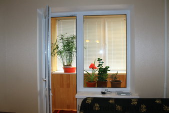 Откосы из гипсокартона на балконный блок &mdash; ОКНА - ШОП