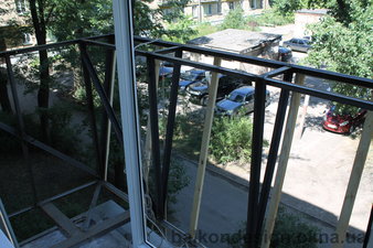 Вынос балкона по полу и по подоконнику &mdash; OKNA - SHOP