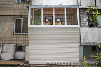 Ремонт балкона под ключ в гостинке &mdash; OKNA - SHOP