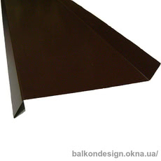 Отлив оконный коричневый