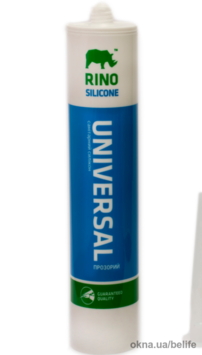 Санитарный силиконовый герметик Rino Universal
