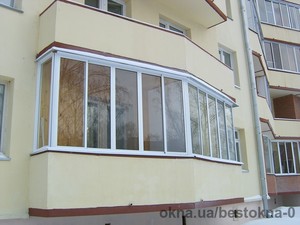 Остекление балкона &mdash; BestOKna