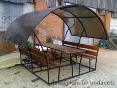 Беседки, решетки, решетчатые двери, ворота и калитки, заборы и перила, мебель