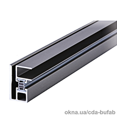 Комплект уплотнительный из алюминиевых профилей с магнитом стена-стекло 90 градусов