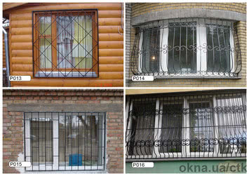Решетки кованныена окна дешево в Одессе