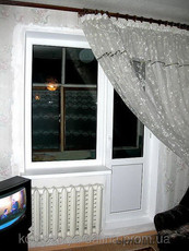 Металлопластиковый балконный блок 2140*1320