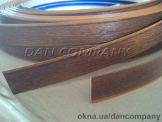 Нащельник ламинированный 30 мм золотой дуб