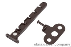 Ограничитель открывания окна алюминиевый кор.