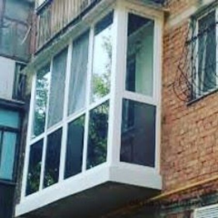 ПВХ балкон под ключ