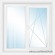 Окно энергосберегающее 1300 x 1400