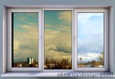 Окно трехстворчатое Rehau Euro 60