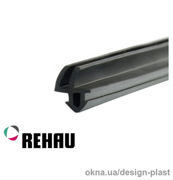 Ущільнювальна гума притвору Rehau Рехау EPDM чорна (Оригінал) Ущільнювальна гума притвору Rehau Рехау EPDM чорна (Оригінал)