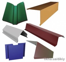 Нащельники из листовой стали и пластиковые