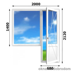 Балконный блок пластиковый