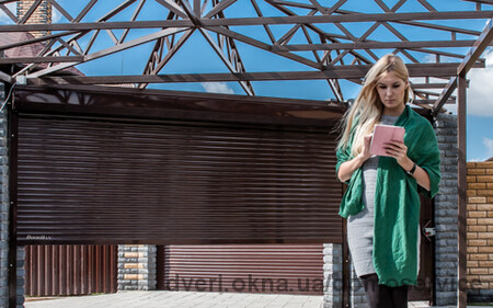 Автоматические роллетные ворота в Крыму (рольворота)