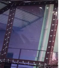 Мягкие окна в беседку