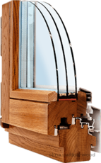 Деревянные и деревоалюминиевые ЕвроОкна, окна в Харькове