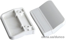 Ручка-ракушка пластиковая