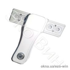 Блокирующий замок с кнопкой AKPEN белый