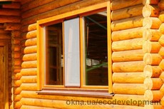 Окна в деревянном доме