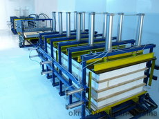Линия для изготовления сэндвич-панелей.