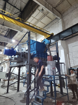 Plastic and metal shredder Ecopolymer Shark EZ 40