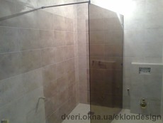 Душевая перегородка из стекла для ванной и душа на заказ