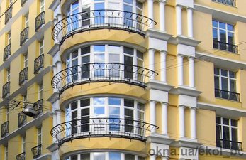 Балкон угловой полукруглый &mdash; EKO L