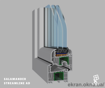 Металлопластиковые окна SALAMANDER Streamline AD