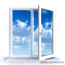 Тёплое двухстворчатое окно