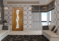 Міжкімнатні двері Фантазія з четвертю