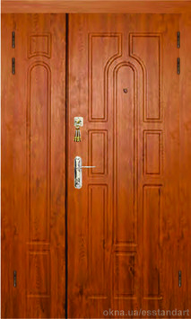 Двері вхідні броньовані Еко - 11 1200 - 2040 (ПВХ- внутрішні)