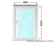 Одностворчатое окно