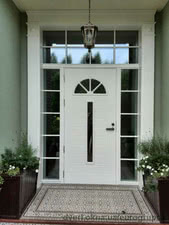 Двери входные деревянные FE107+ KSI+KYI 1800*2600мм &mdash; Еврогрупса