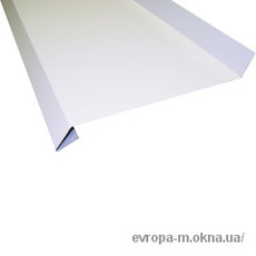 Отлив металлический 50мм белый