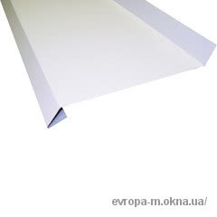 Отлив металлический 90 мм белый