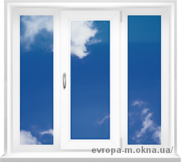 Окно металлопластиковое Rehau 1500х1000мм белое трехстворчатое