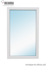 Окно металлопластиковое Rehau 1300х1400мм белое глухое