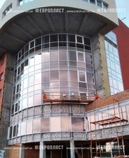 Остекление фасада кардиологического центра Винница —  Остекление фасада кардиологического центра Винница —