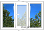 Трехстворчатое окно REHAU SYNEGO